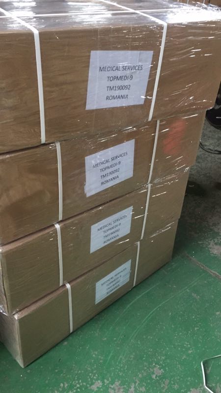 Die von rumänischen Kunden bestellten Rollstühle wurden versandt.