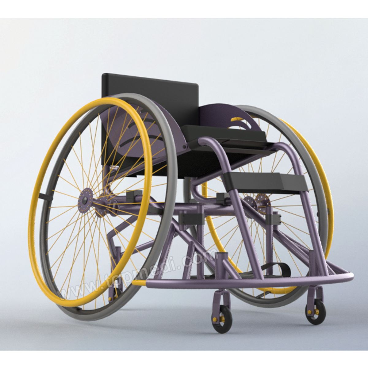Handräder und Schiebegriffe für Rollstühle