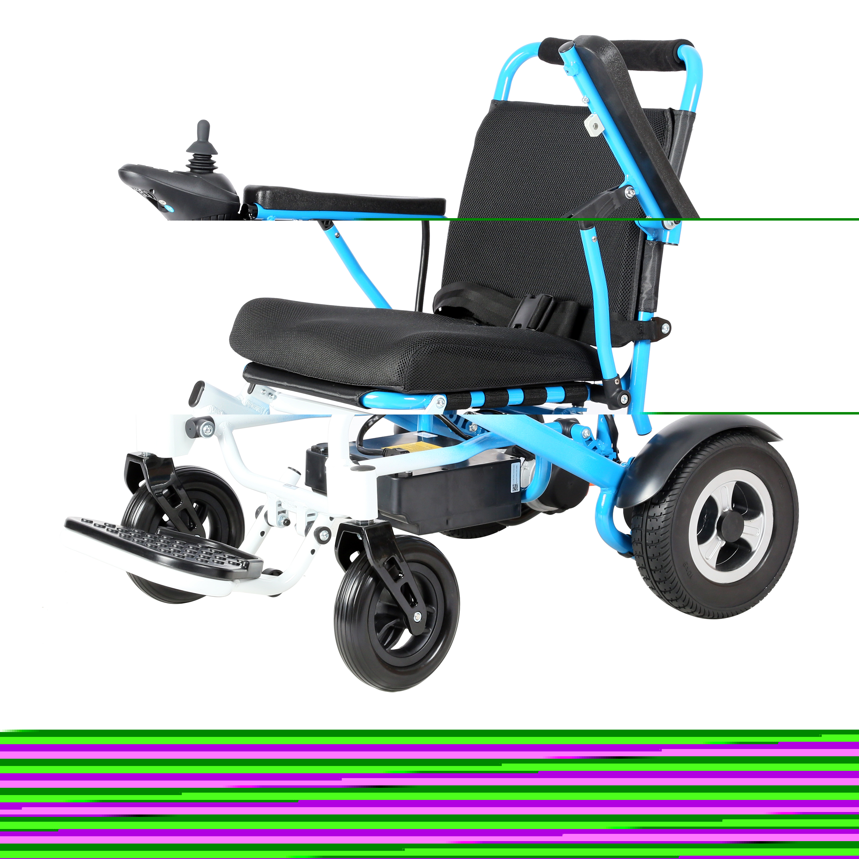TEW007DSA Automatic Folding Wheelchair - A Comfortable and C