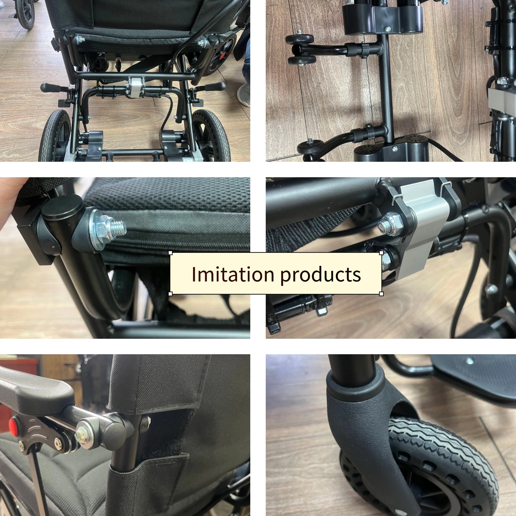 TEW112E electric wheelchair vs. imitation products core diff