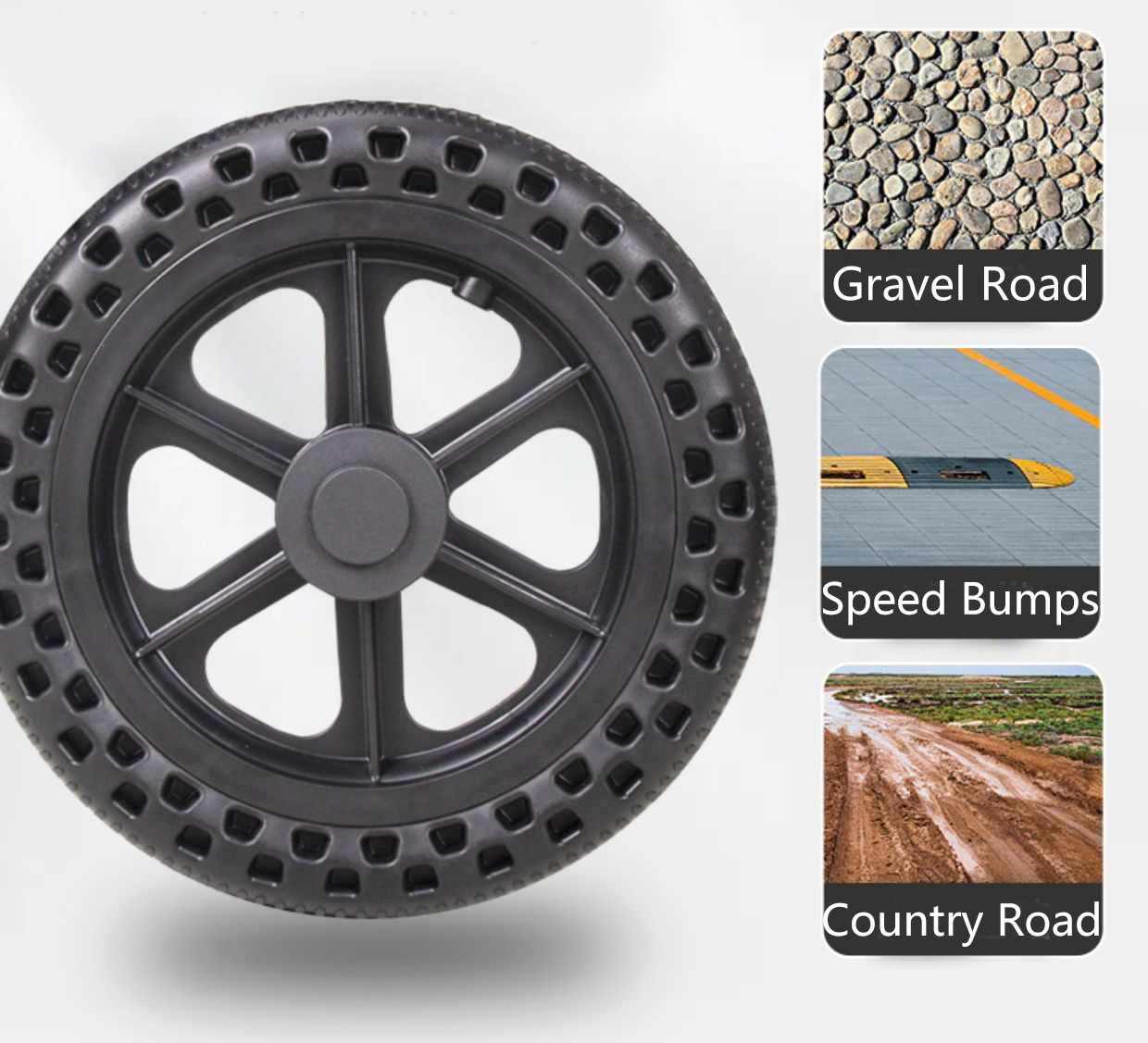 Analysis of the advantages of rubber honeycomb tires in whee