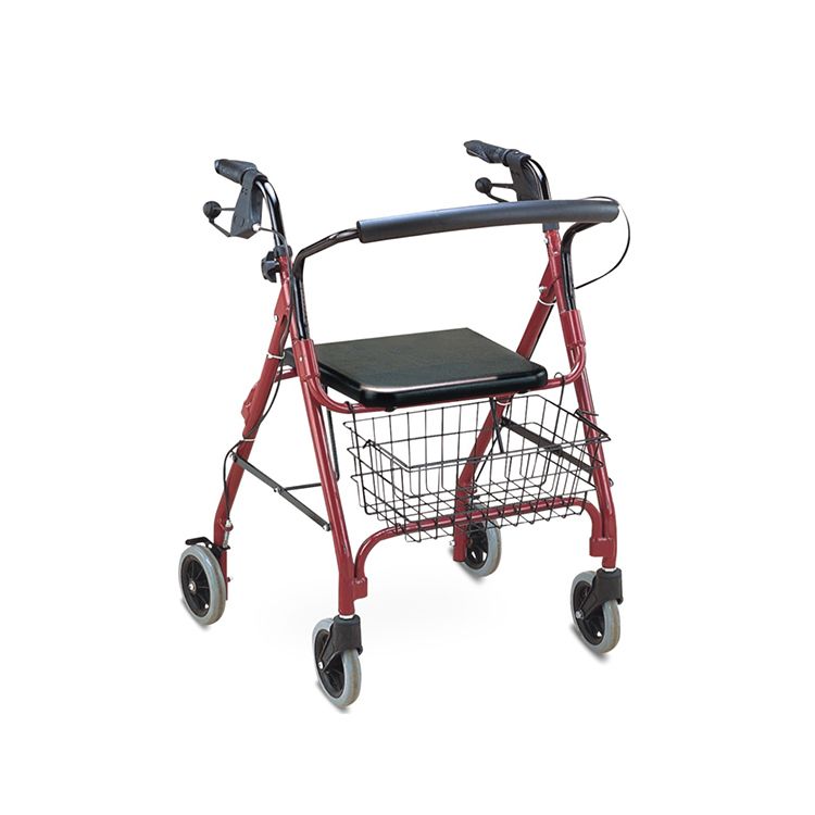 What is the difference between a walker with wheels and one