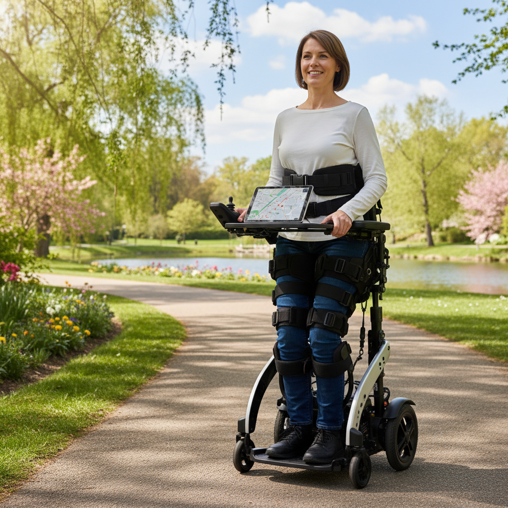 Standing Wheelchair For Disability Mobility And Independent Living