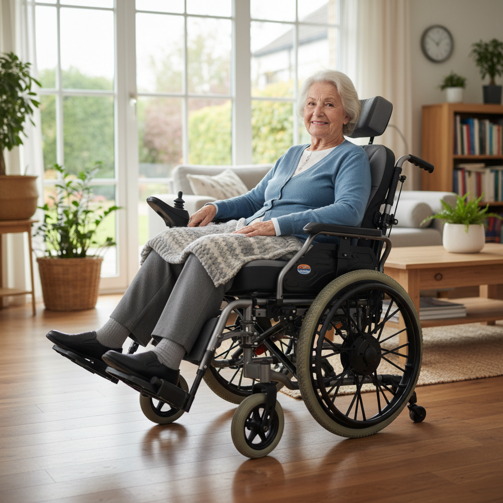 Reclining Wheelchair For Mobility Support For Seniors