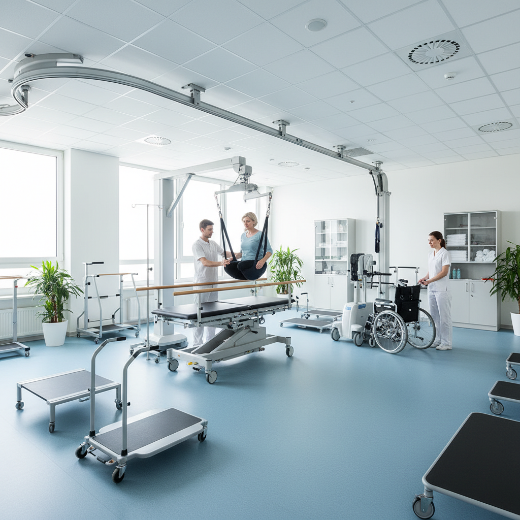 Rehabilitation Equipment For Patient Transfer And Handling In Clinics