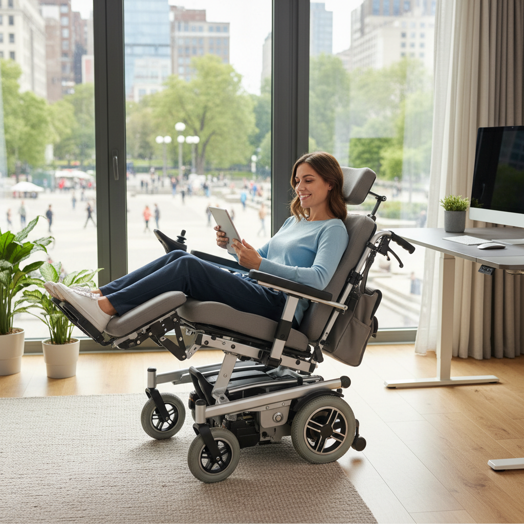 Reclining Wheelchair For Disability Mobility And Independent Living