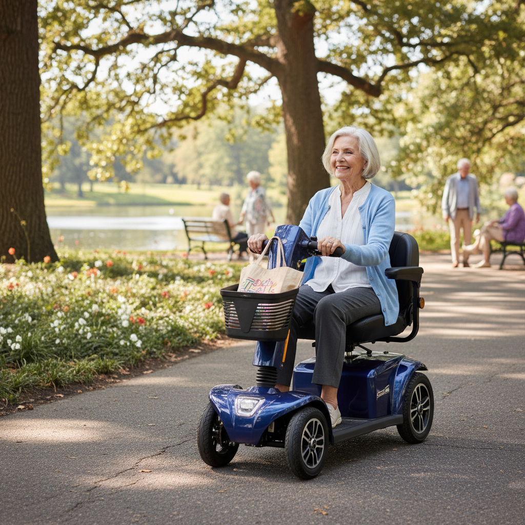 Mobility Scooter For Mobility Support For Seniors
