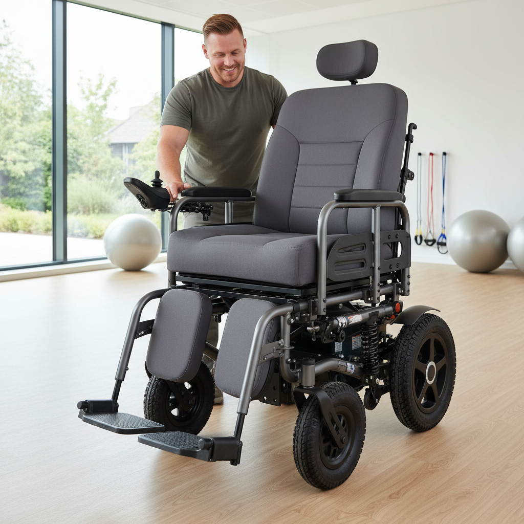 Power Wheelchair For Bariatric Care