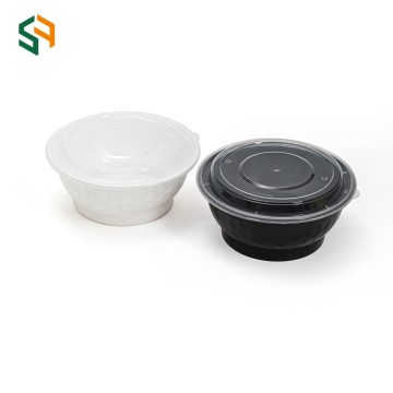 Disposable Leak-Proof Round PP Plastic Bowl