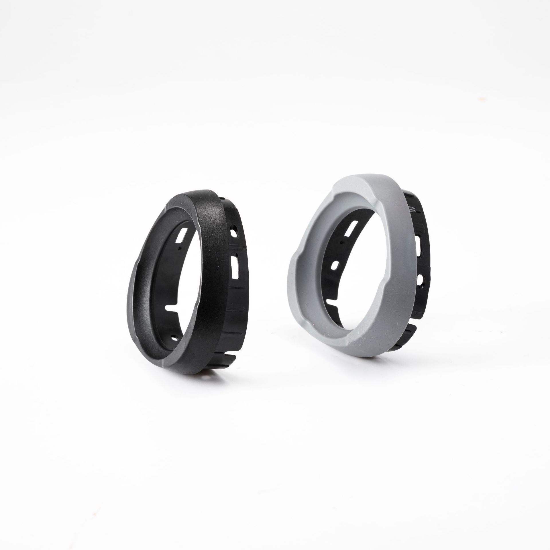 Silicone bonded to plastic part