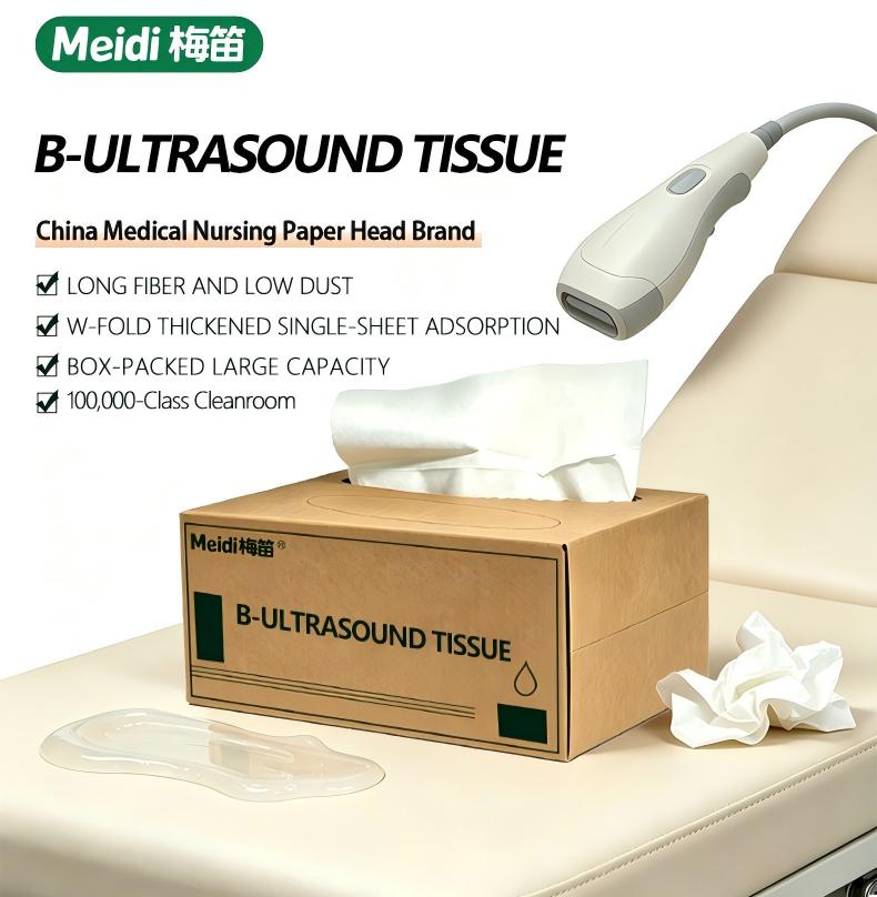 Meidi Medical Launches Dry Ultrasound Gel Wipes – W-Fold Bulk Carton