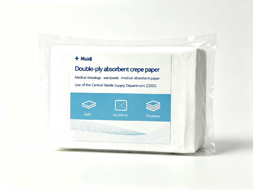 Meidi Medical Launches Double-Layer Crepe Absorbent Paper: One Wipe, Dry Every Time