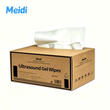 Dry Ultrasound Gel Wipes – W-Fold Bulk Carton