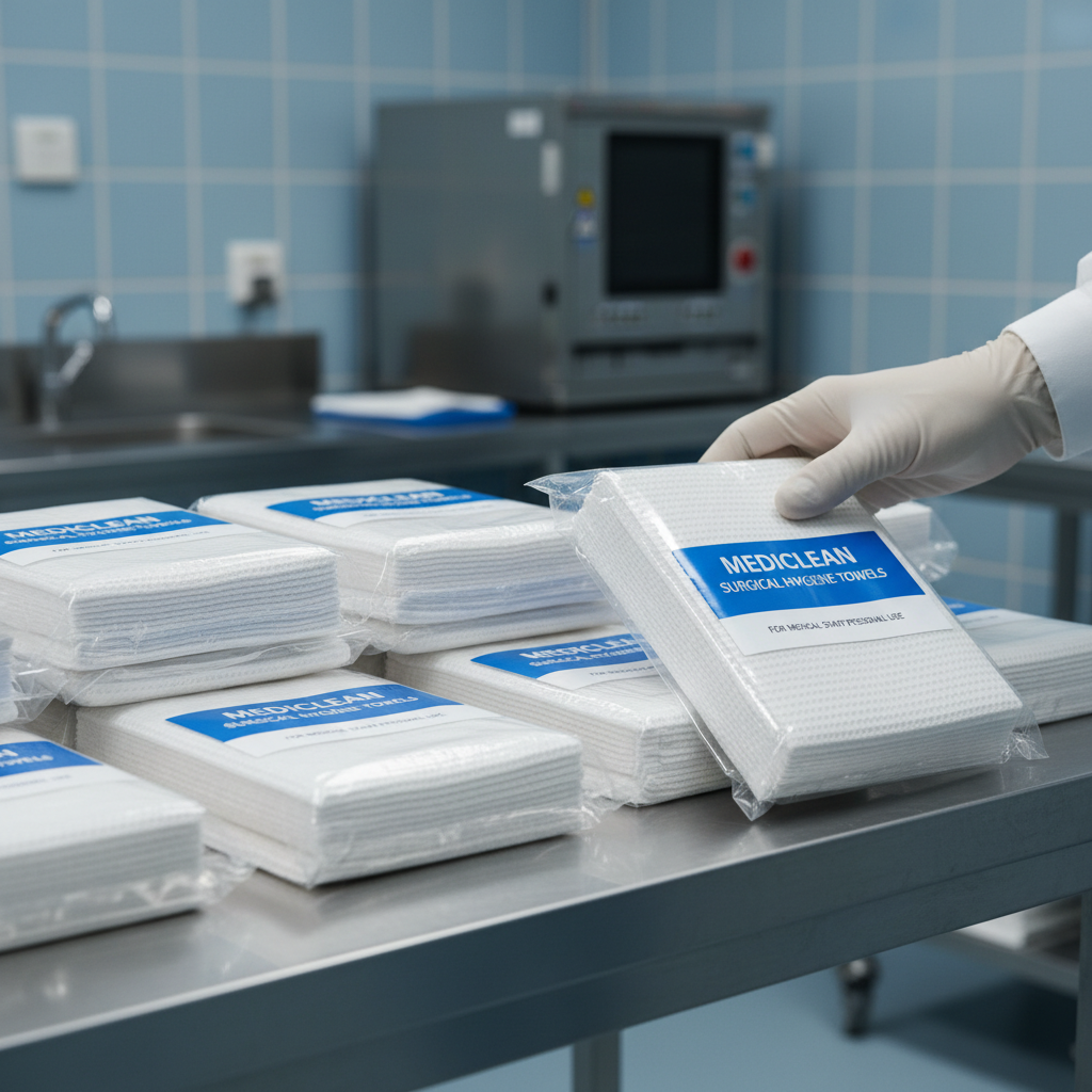 Medisinske kirurgiske papirhåndklær for medisinsk personell personlig hygiene