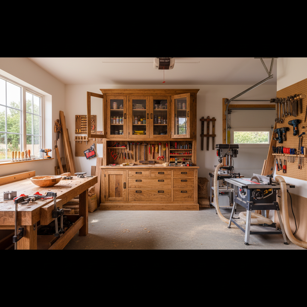 Tool Cabinet Garage For Carpentry & Woodworking