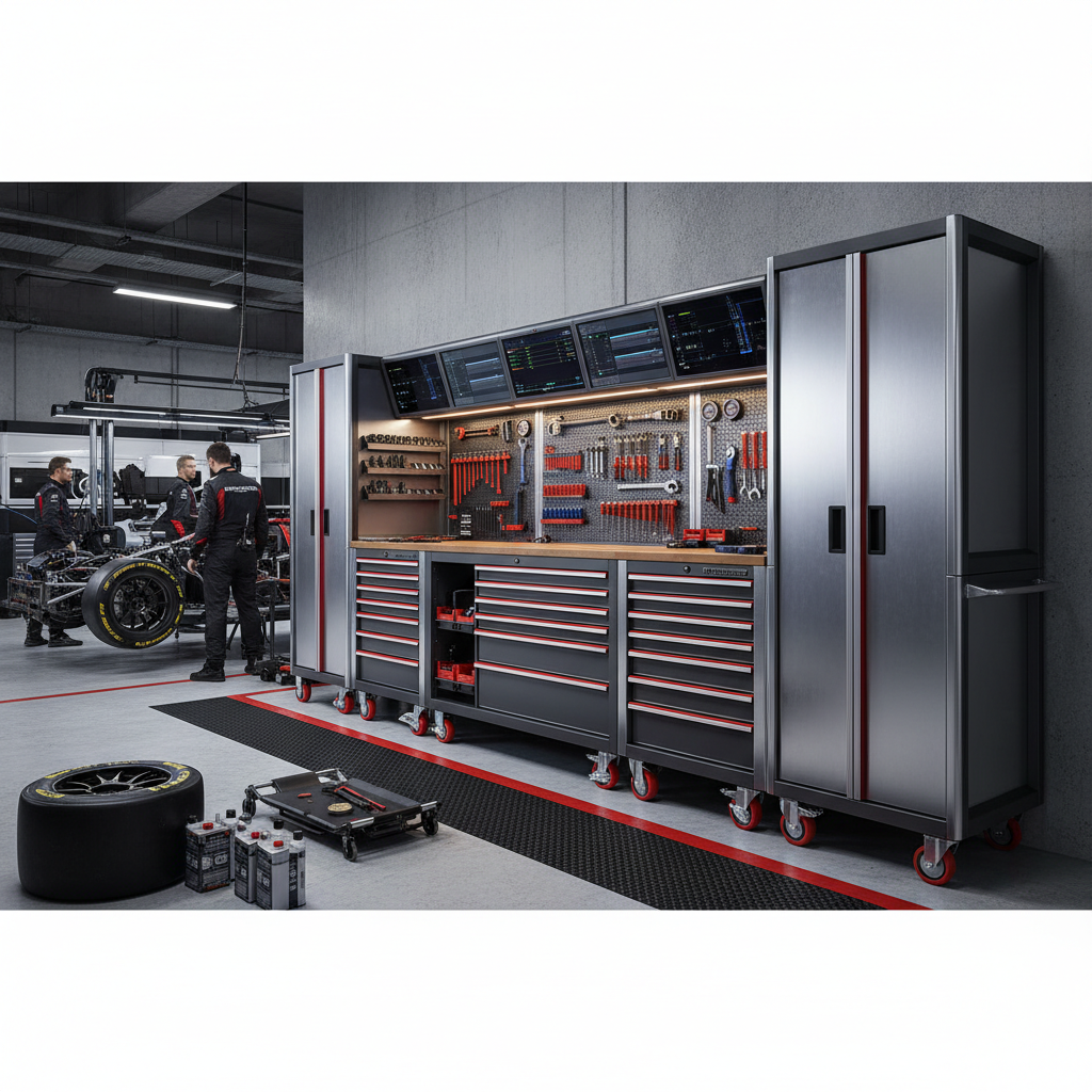 Garage Tool Box Cabinets For Motorsport Racing Pits