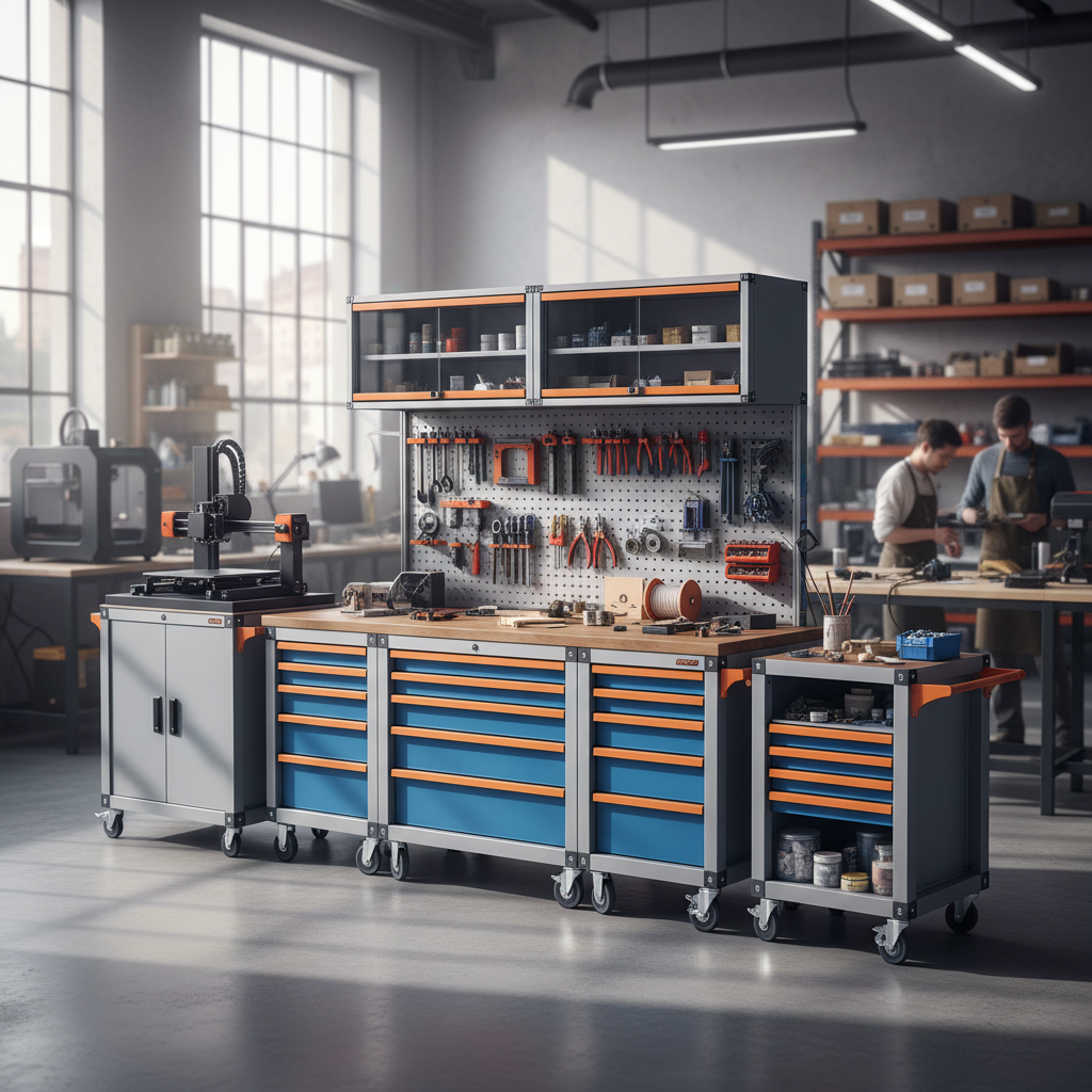 Tool Cabinet Set For Creative Maker Spaces