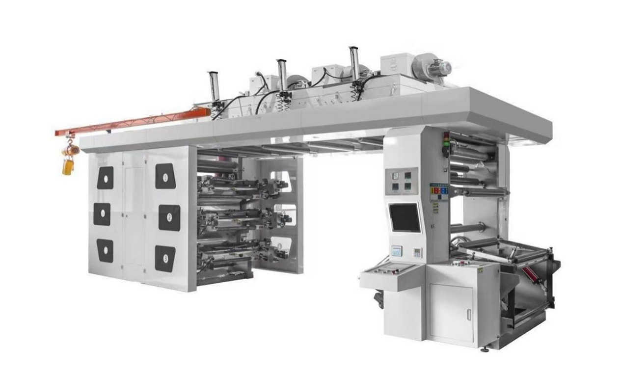 Central Impression (Central Drum) Flexographic Printing Machine
