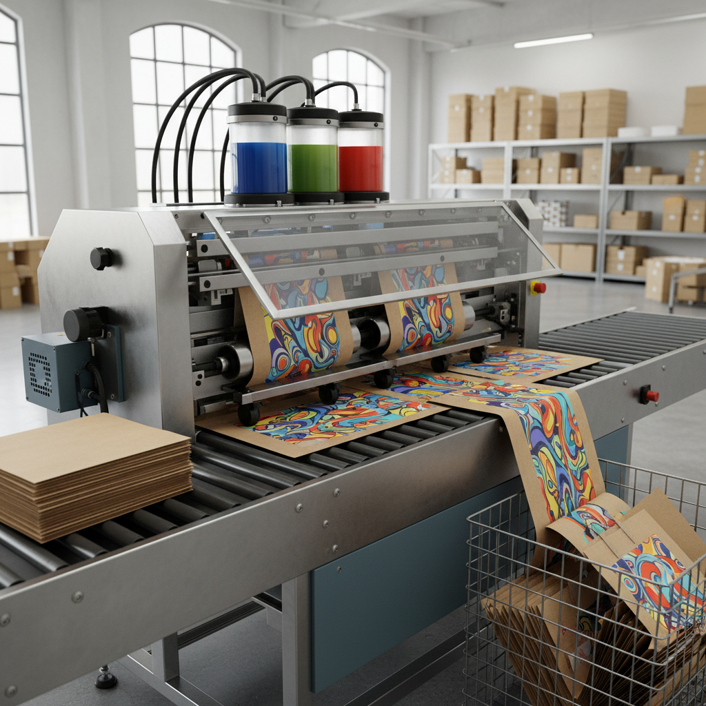 Bag Printer Machine For Supermarket Shopping Bags