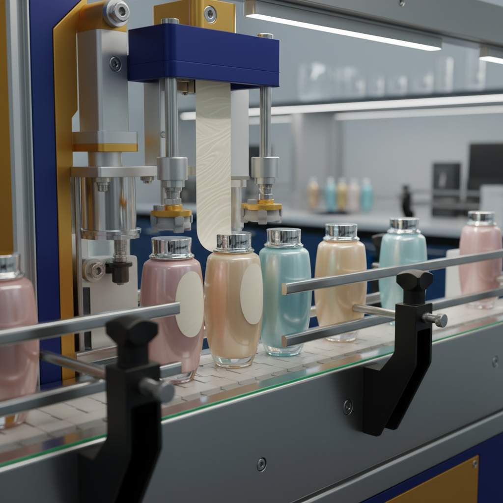 Packaging Label Machine For Luxury Cosmetics Packaging
