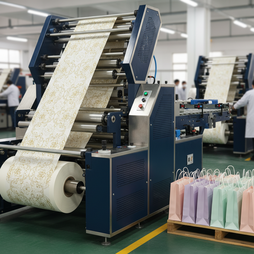 Paper Bag Printing Machine For Luxury Cosmetics Packaging