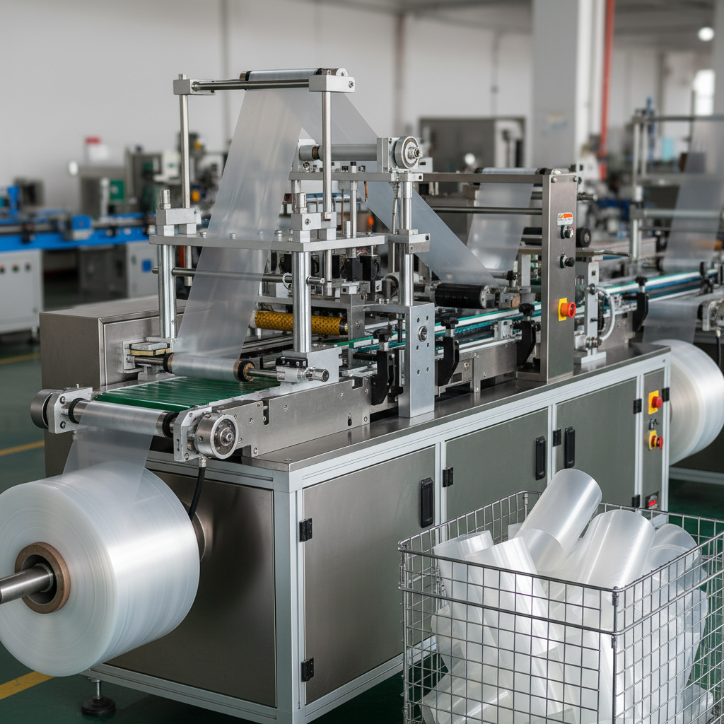 Pvc Bag Machine For Beverage Shrink Sleeve Labels