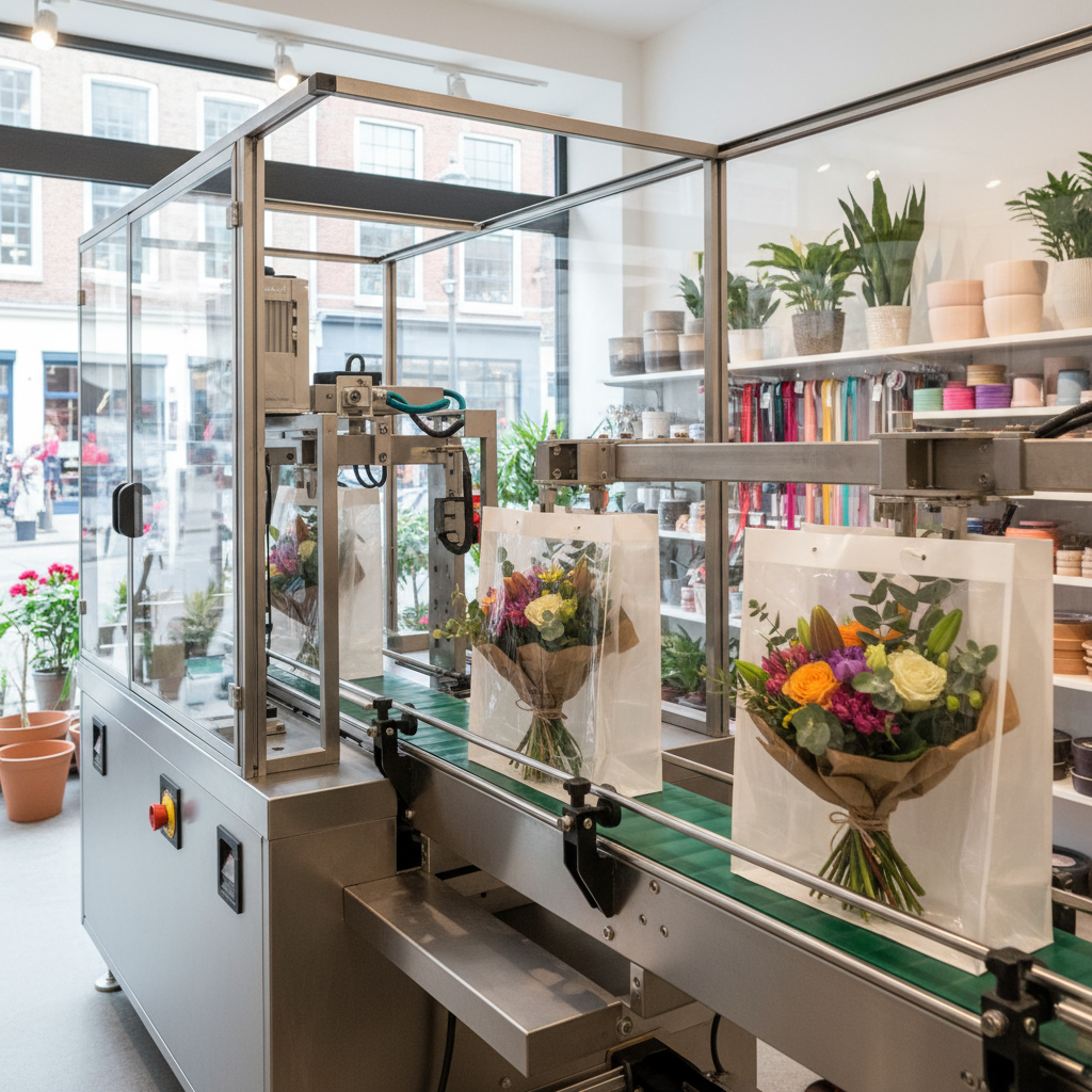 Industrial Bagging Machine For Flower Gift Shops