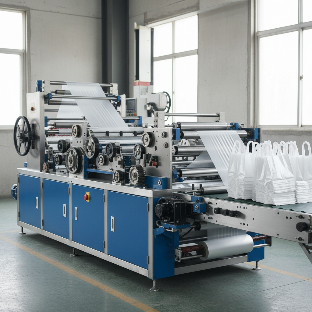 Poly Bag Machine For Supermarket Shopping Bags
