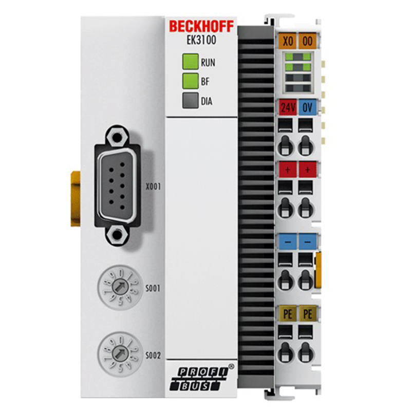Beckhoff EK3100 ,PROFIBUS Bus Coupler...