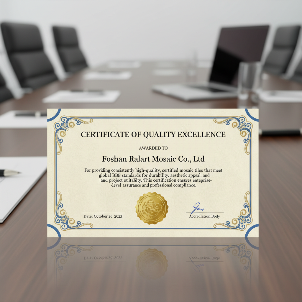 Our Certificate