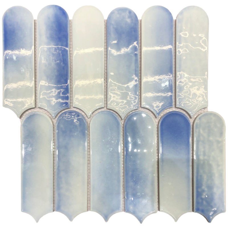 Stanley Collection Glossy Picket Ceramic Mosaic Tile