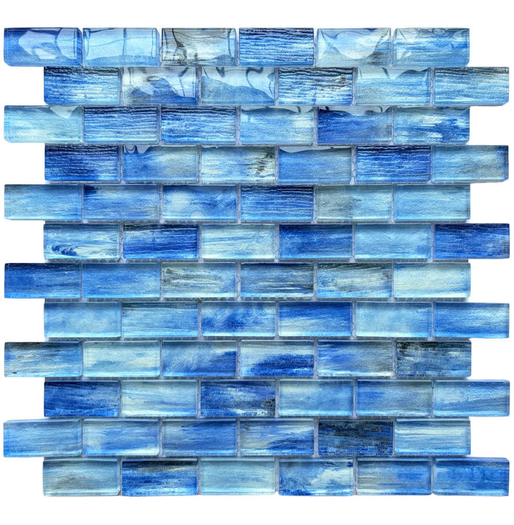 1x2” Glass Pool Tile for Pool Builders & Wholesale Distribution