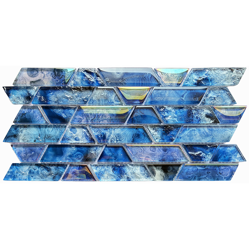 High-end Pool Design Handcrafted Artistic Pool Waterline Tiles