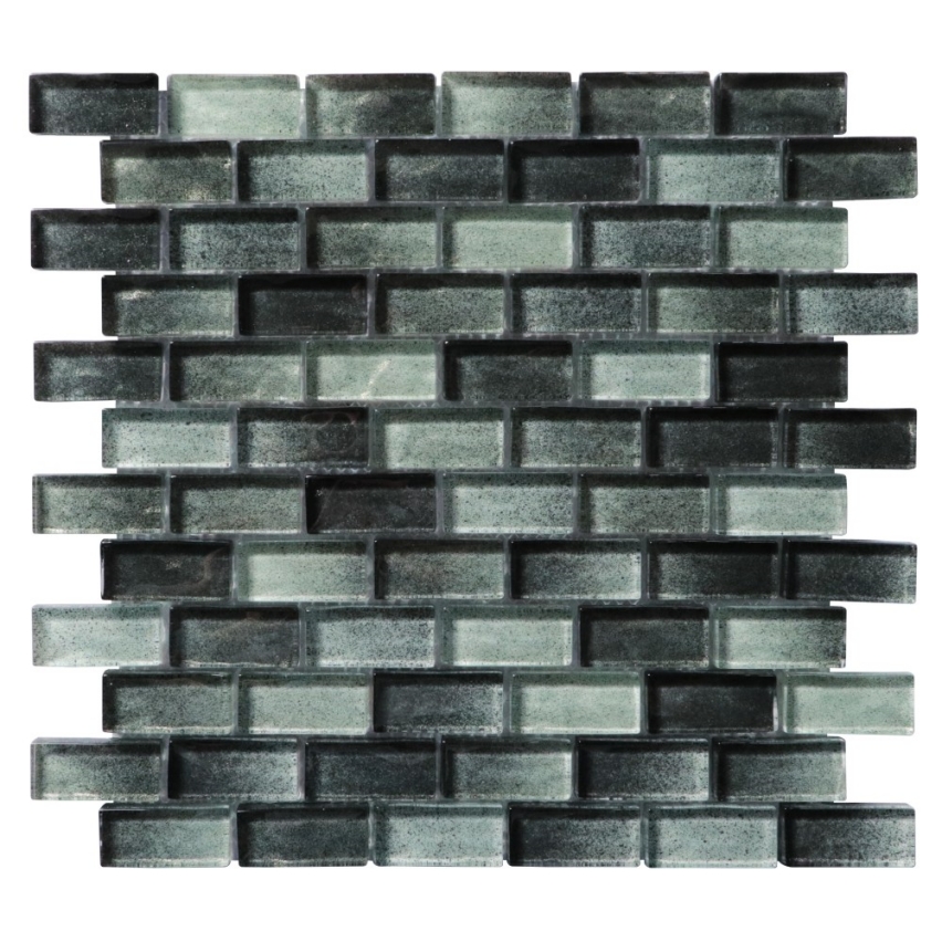 Dark Glass 23x48mmPool Mosaic Inkjet Glass Mosa...