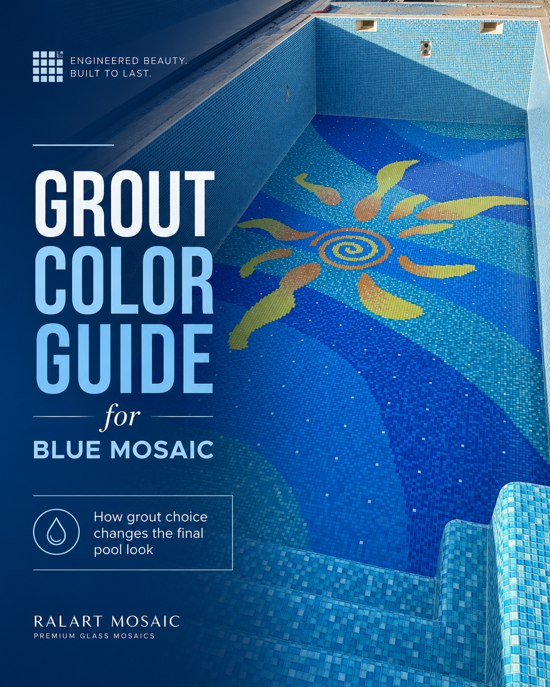 Grout Color Guide for Blue Pool Mosaic: How to Choose the Right Joint Color for a Better Water Effect