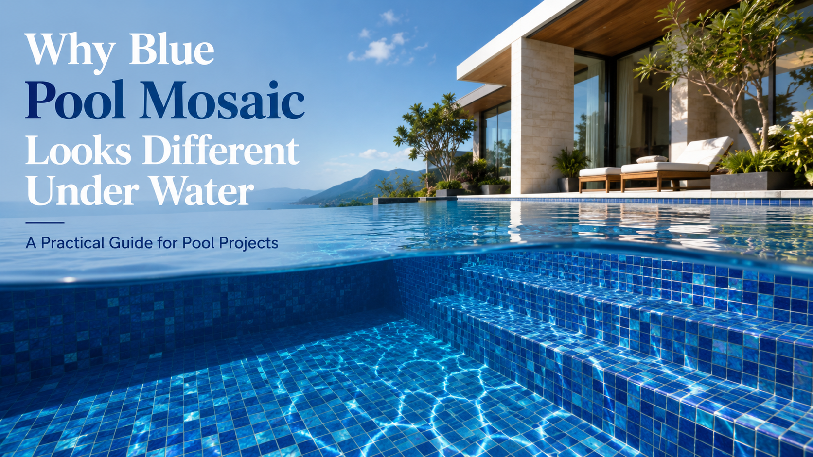 Why Blue Pool Mosaic Looks Different Under Water: A Practical Guide for Pool Projects