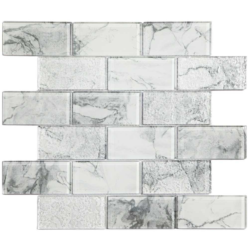 Moresby 48 × 98 mm Glass Pool Tile for Commerci...