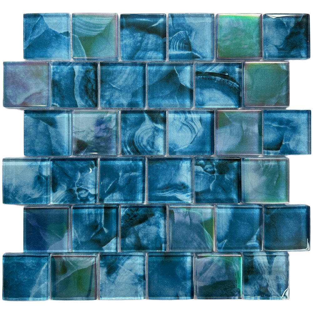 Seward 48x48mm Glass Pool Mosaic for Spa Featur...