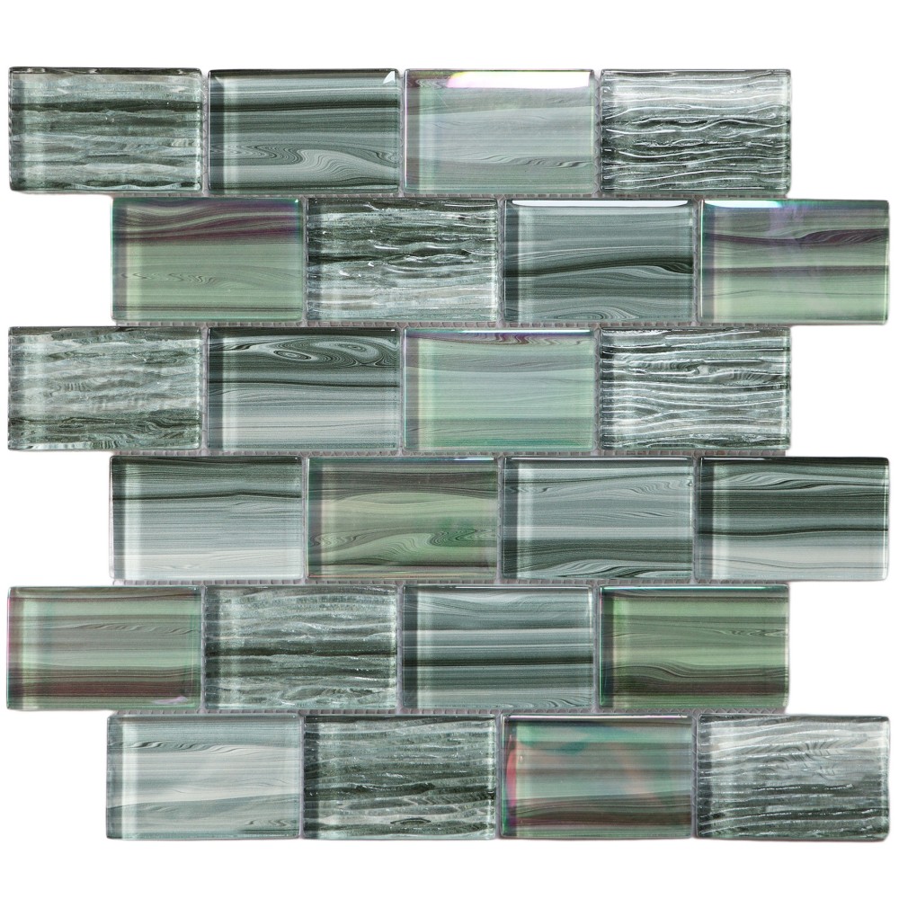 Tahiti 48x73 mm Glass Pool Tile for Hotel Pool ...