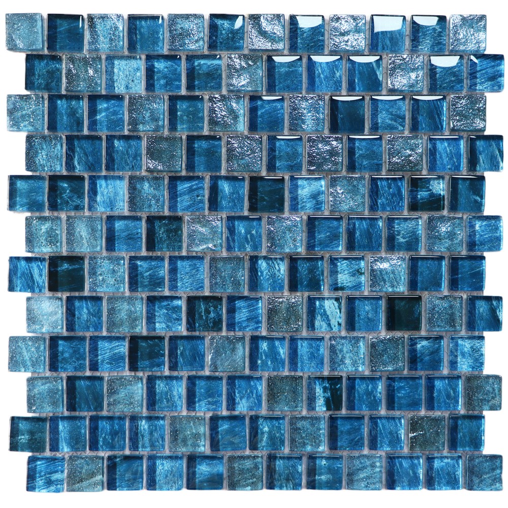 Taurus 23x23 mm Inkjet Glass Pool Mosaic for Po...