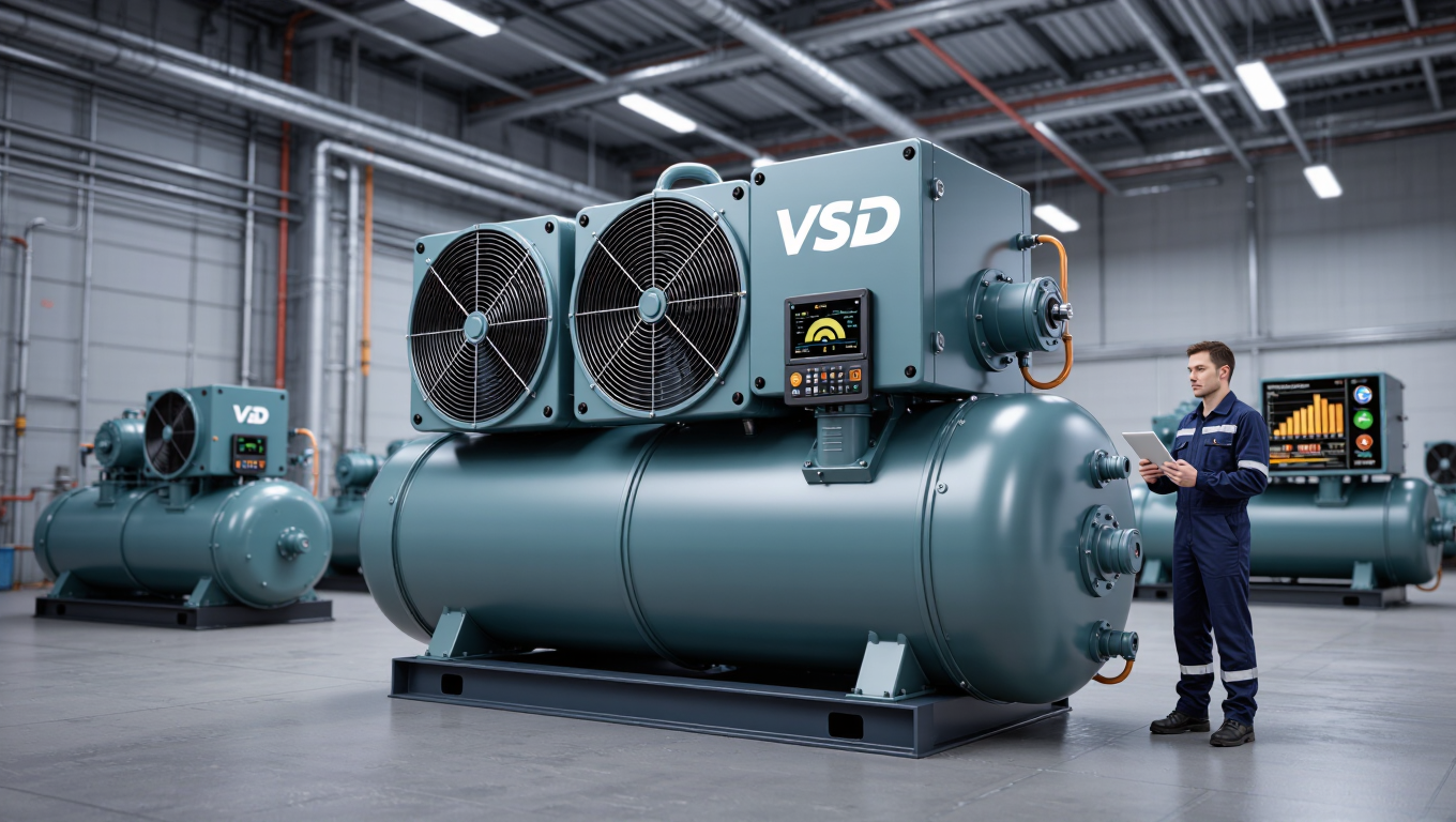 VSD Screw Compressors Are Not a Cure-All: What Happens When They Run at Very Low Speed for Too Long?