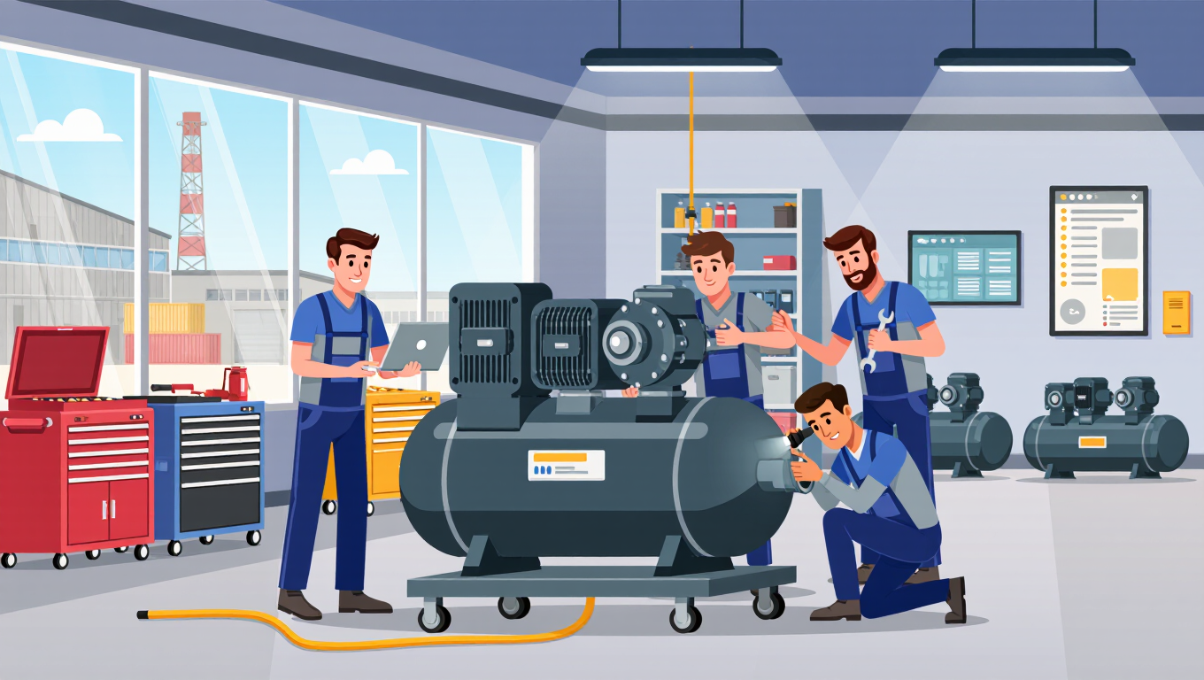 Overseas Air Compressor After-Sales Service: Who Handles Repairs When Equipment Breaks Down?
