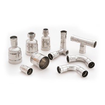 Annular Crimp Stainless Steel Pipe Fitting (DN20-DN50)