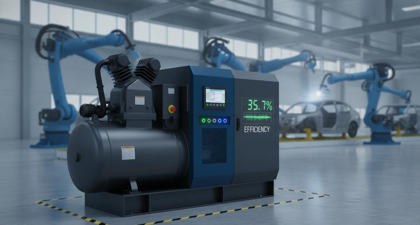 How German Automotive Plants Achieve 35-50% Energy Savings with PM VSD Screw Compressors