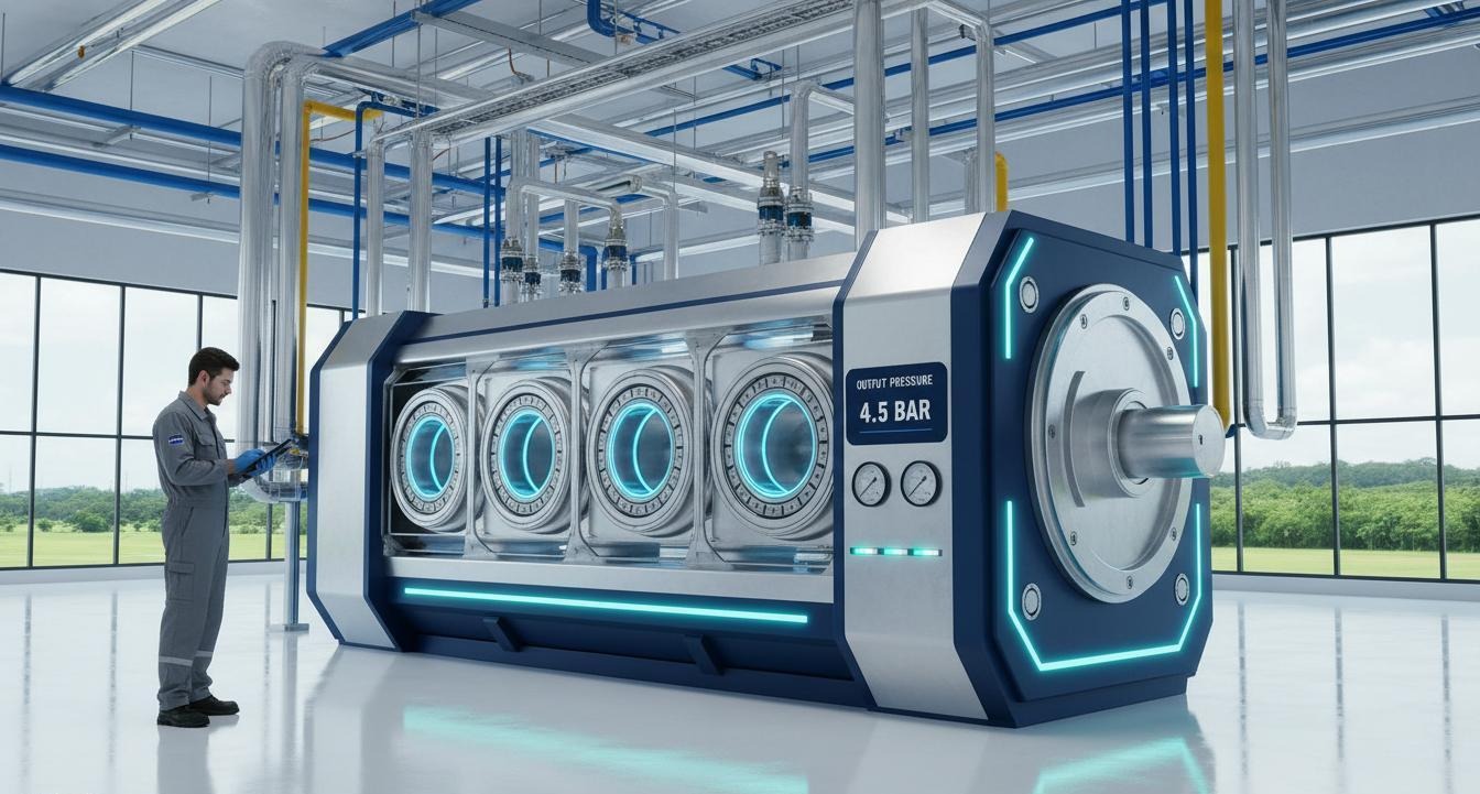 Brazilian Parks Replace Piston with Magnetic Suspension Centrifugal Compressors: 4.5 Bar