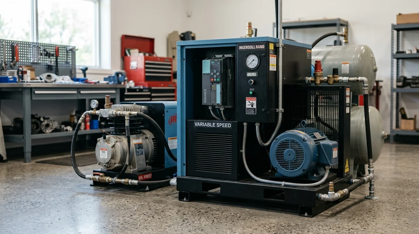 Warum immer mehr Fabriken auf variable Luftkompressoren umsteigen