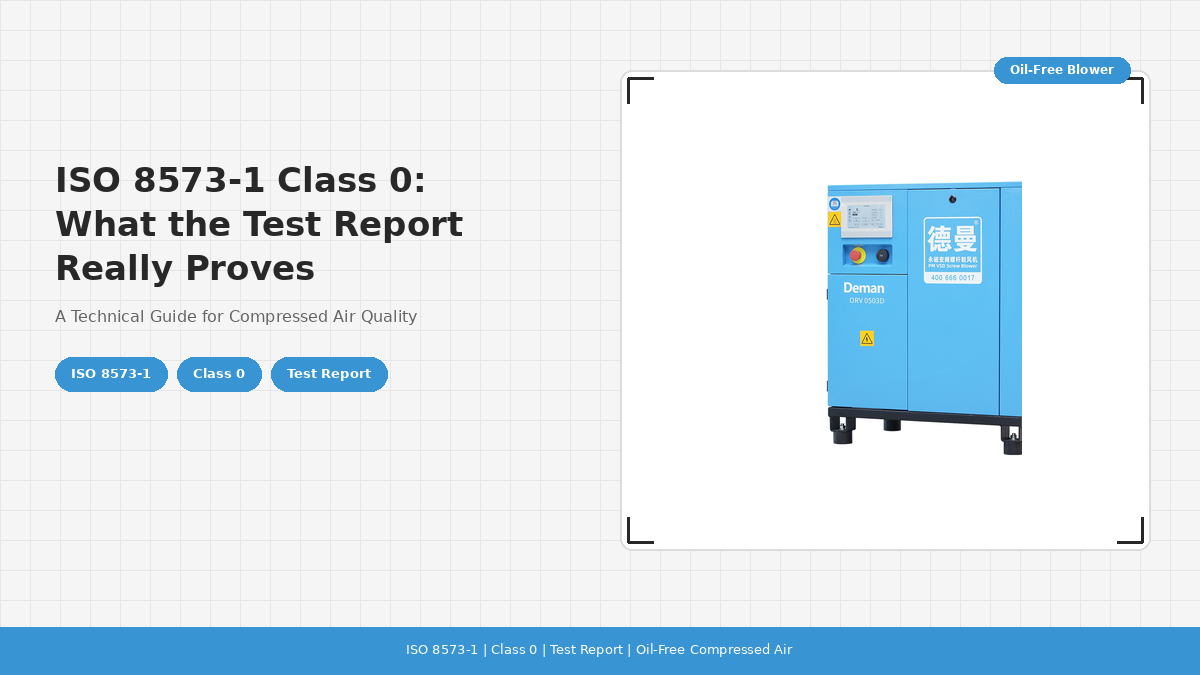 ISO 8573-1 Class 0: What the Test Report Really Proves