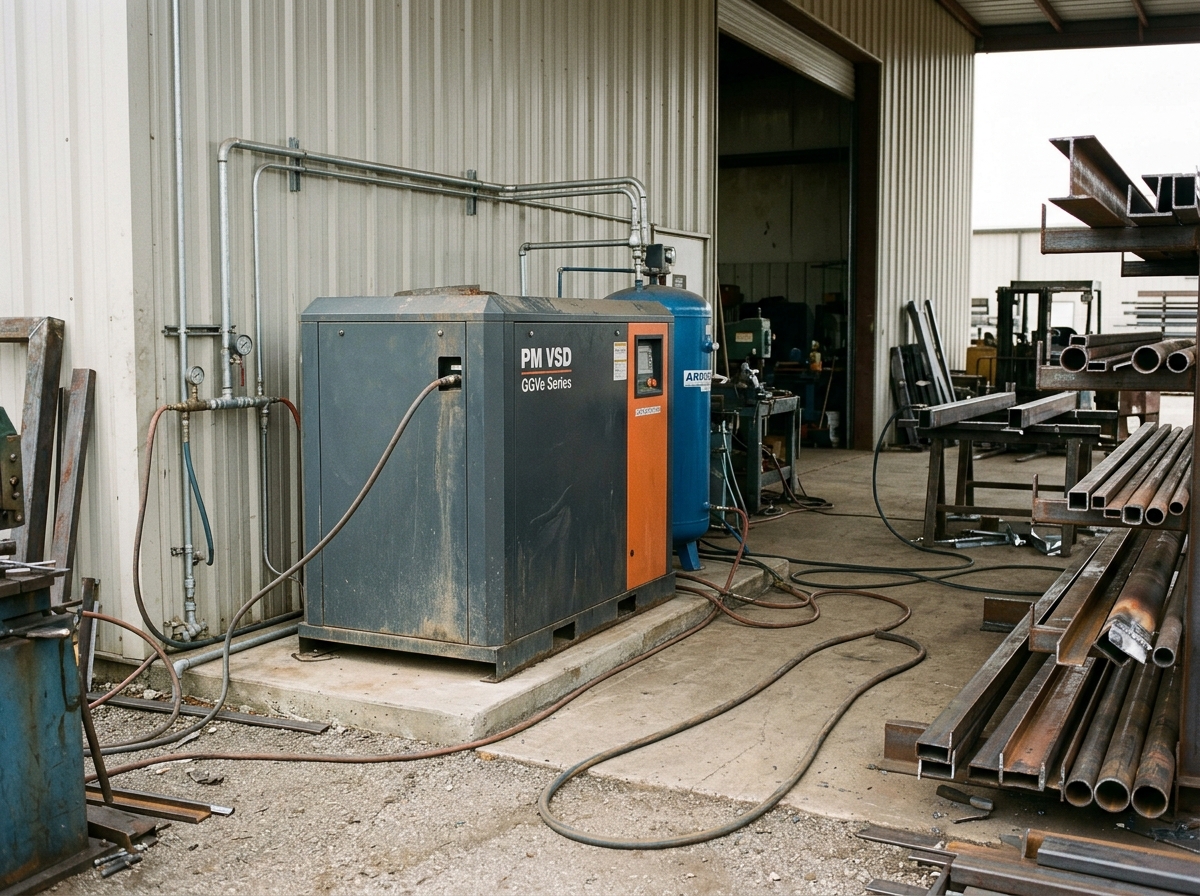 How to Choose an Air Compressor for Metal Fabrication Plants