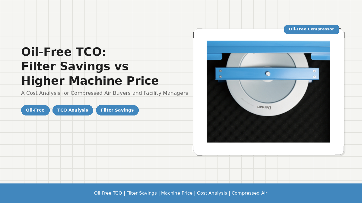 Oil-Free TCO: Filter Savings vs Higher Machine Price