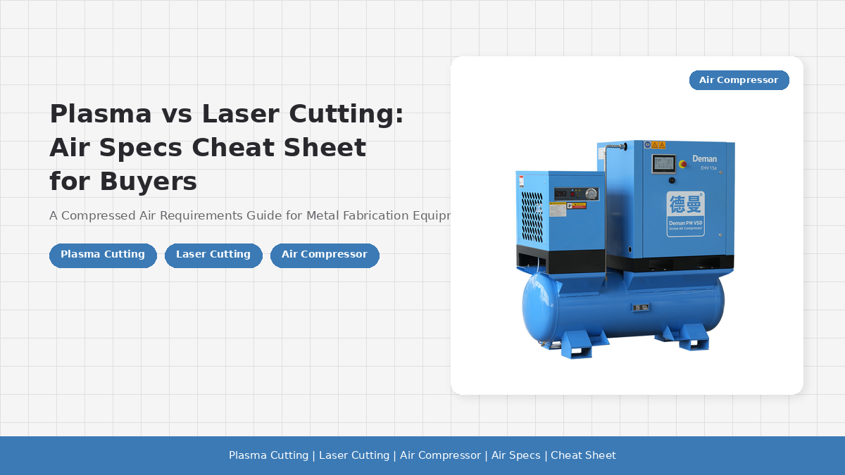 Plasma vs Laser Cutting: Air Specs Cheat Sheet for Buyers